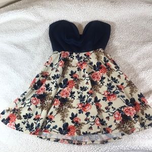 Windsor strapless skater dress
